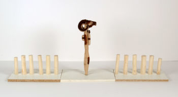 Annika Wennberg, "Nedsläckt land", skulptur