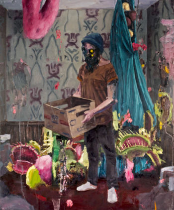 Björn Camenius, "Out of the box", målning