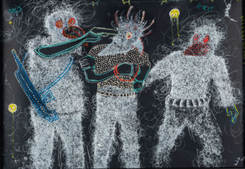 Serigne Ibrahima Dieye, "Life sacrifice", målning