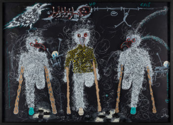 Serigne Ibrahima Dieye, "Life sacrifice", målning