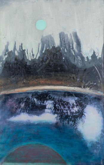 Mia Frankedal, "Spegling", målning